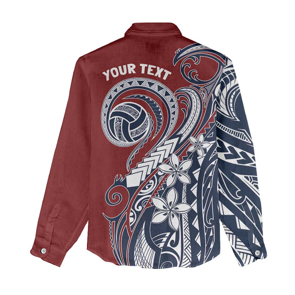 Polynesia Beach Volleyball Personalized Women Casual Shirt Special LT7 - Polynesian Pride