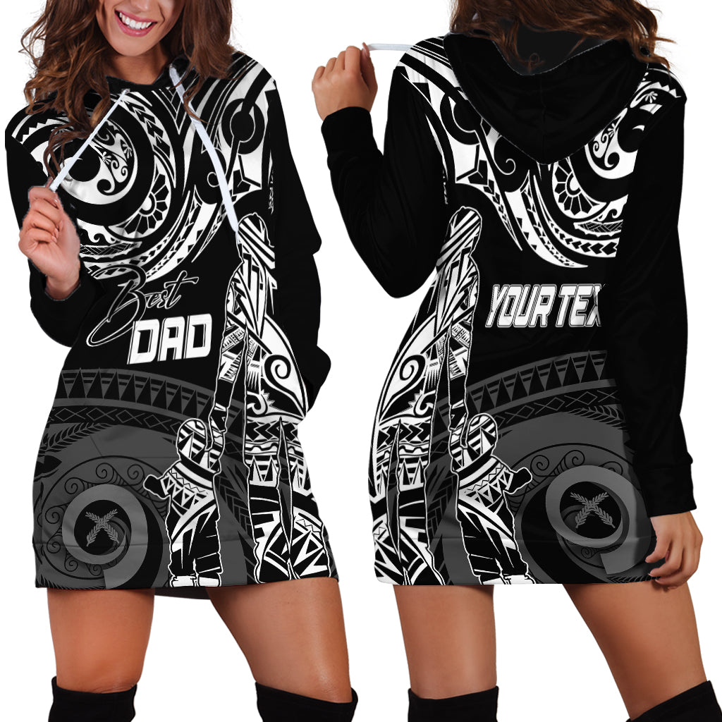 Personalised Father's Day Vanuatu Hoodie Dress Polynesian Dad & Kid LT7 - Polynesian Pride