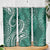 Polynesia Plumeria Lei Skinny Tumbler Sage Green Curves Motif