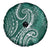 Polynesia Plumeria Lei Spare Tire Cover Sage Green Curves Motif
