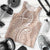 Polynesia Plumeria Lei Men Tank Top Beige Curves Motif