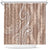 Polynesia Plumeria Lei Shower Curtain Beige Curves Motif
