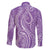 Polynesia Plumeria Lei Family Matching Tank Maxi Dress and Hawaiian Shirt Periwinkle Curves Motif