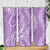 Polynesia Plumeria Lei Skinny Tumbler Periwinkle Curves Motif