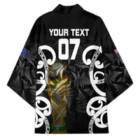 New Zealand WC2026 Custom Black Kimono Silver Fern