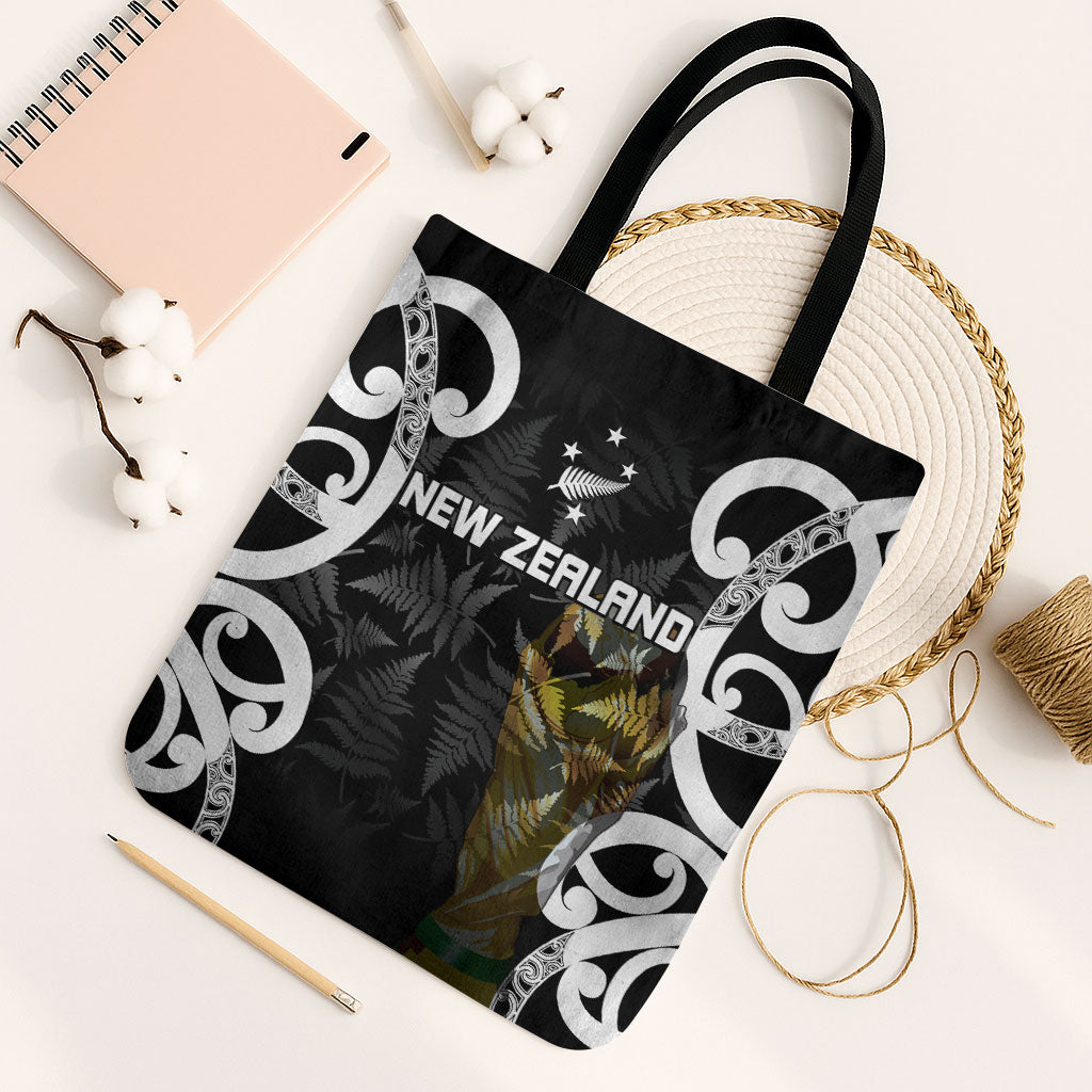 New Zealand WC2026 Black Tote Bag Silver Fern