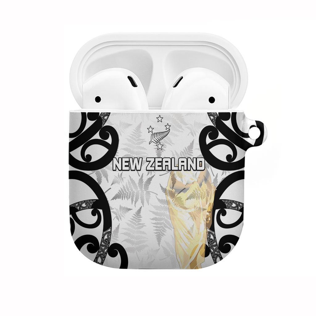 New Zealand WC2026 White AirPods Case Silver Fern