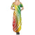 Polynesian Pride Summer Maxi Dress Turtle Hibiscus Luxury Style - Reggae LT7 - Polynesian Pride