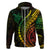 Polynesian Pride Hoodie Turtle Hibiscus Luxury Style - Reggae Ver2 LT7 - Polynesian Pride