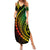 Polynesian Pride Summer Maxi Dress Turtle Hibiscus Luxury Style - Reggae Ver2 LT7 Women Reggae - Polynesian Pride