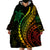 Polynesian Pride Wearable Blanket Hoodie Turtle Hibiscus Luxury Style - Reggae Ver2 LT7 - Polynesian Pride