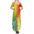 Polynesia Summer Maxi Dress Plumeria Reggae Curves LT7 - Polynesian Pride