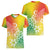 Polynesia Women V Neck T Shirt Plumeria Reggae Curves LT7 - Polynesian Pride