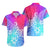 Polynesia Hawaiian Shirt Plumeria Galaxy Gradient Curves LT7 - Polynesian Pride