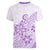 Polynesia Women V Neck T Shirt Plumeria Lavender Curves LT7 - Polynesian Pride