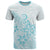 Polynesia T Shirt Plumeria Turquoise Curves LT7 Turquoise - Polynesian Pride