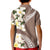 Aloha Hawaii Festive Kid Polo Shirt Frangipani Lace Classic - Beige