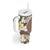 Aloha Hawaii Festive Tumbler With Handle Frangipani Lace Classic - Beige