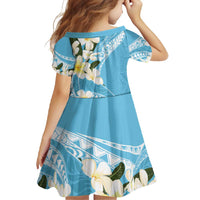 Aloha Hawaii Festive Family Matching Off Shoulder Maxi Dress and Hawaiian Shirt Frangipani Lace Classic - Turquoise LT7 - Polynesian Pride