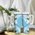 Aloha Hawaii Festive Tumbler With Handle Frangipani Lace Classic - Turquoise