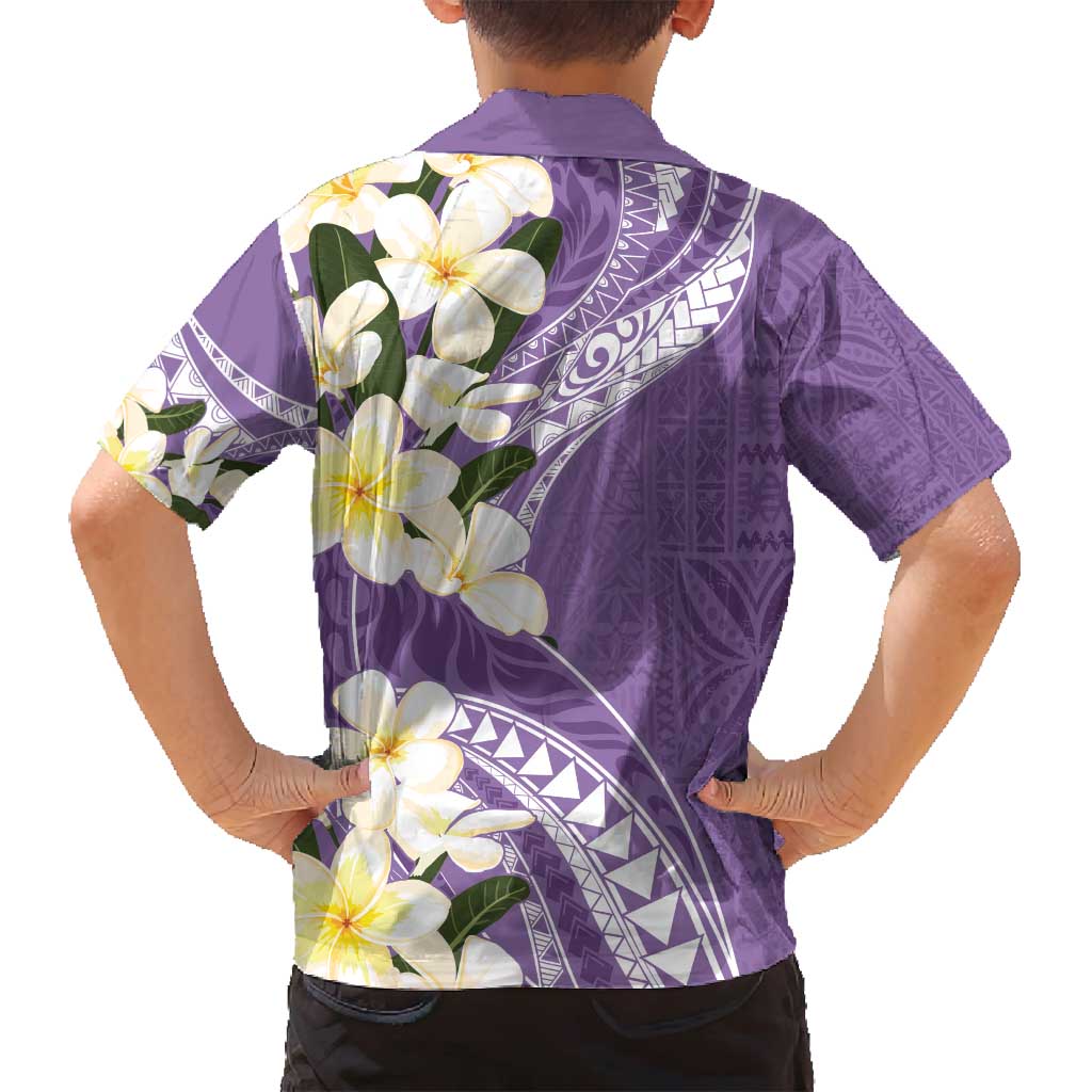 Aloha Hawaii Festive Family Matching Long Sleeve Bodycon Dress and Hawaiian Shirt Frangipani Lace Classic - Lavender LT7 - Polynesian Pride
