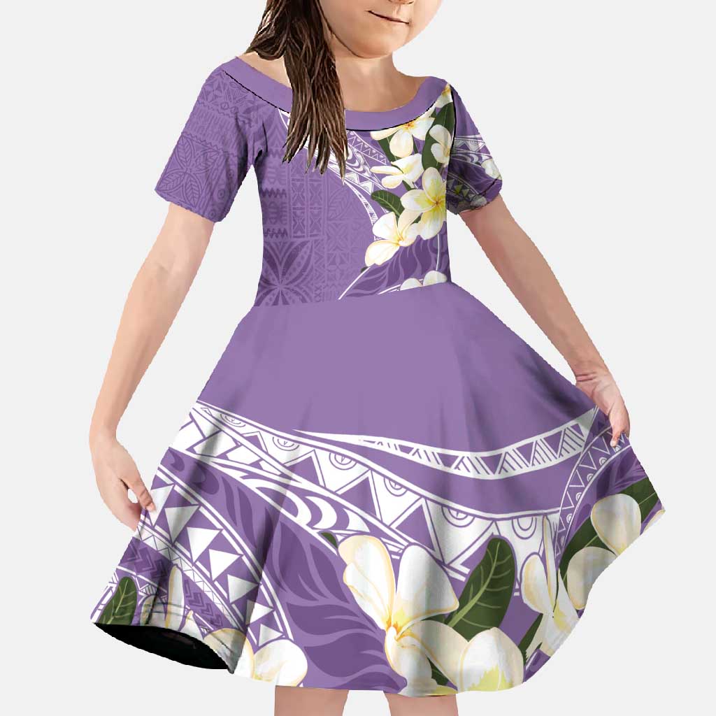 Aloha Hawaii Festive Family Matching Tank Maxi Dress and Hawaiian Shirt Frangipani Lace Classic - Lavender