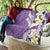 Aloha Hawaii Festive Quilt Frangipani Lace Classic - Lavender