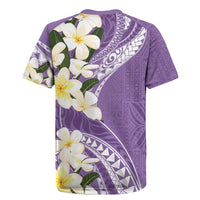 Aloha Hawaii Festive Rugby Jersey Frangipani Lace Classic - Lavender