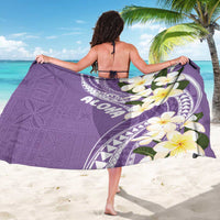 Aloha Hawaii Festive Sarong Frangipani Lace Classic - Lavender