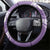 Aloha Hawaii Festive Steering Wheel Cover Frangipani Lace Classic - Lavender