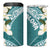 Aloha Hawaii Festive 4 in 1 Can Cooler Tumbler Frangipani Lace Classic - Teal