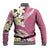 Aloha Hawaii Festive Baseball Jacket Frangipani Lace Classic - Rosy