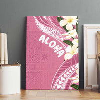 Aloha Hawaii Festive Canvas Wall Art Frangipani Lace Classic - Rosy