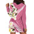 Aloha Hawaii Festive Hoodie Dress Frangipani Lace Classic - Rosy