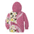 Aloha Hawaii Festive Kid Hoodie Frangipani Lace Classic - Rosy