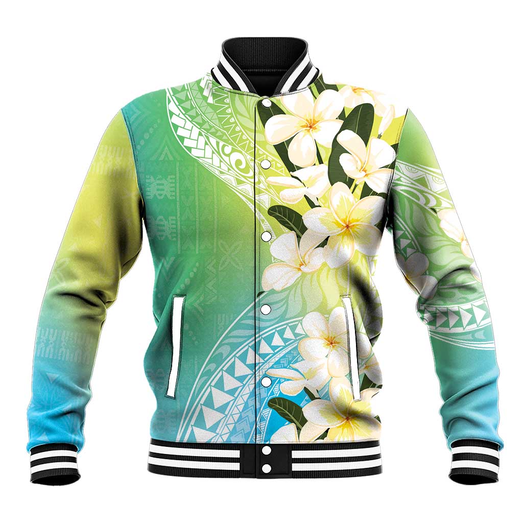 Aloha Hawaii Festive Baseball Jacket Frangipani Lace Classic - Summer Vibes