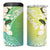 Aloha Hawaii Festive 4 in 1 Can Cooler Tumbler Frangipani Lace Classic - Summer Vibes