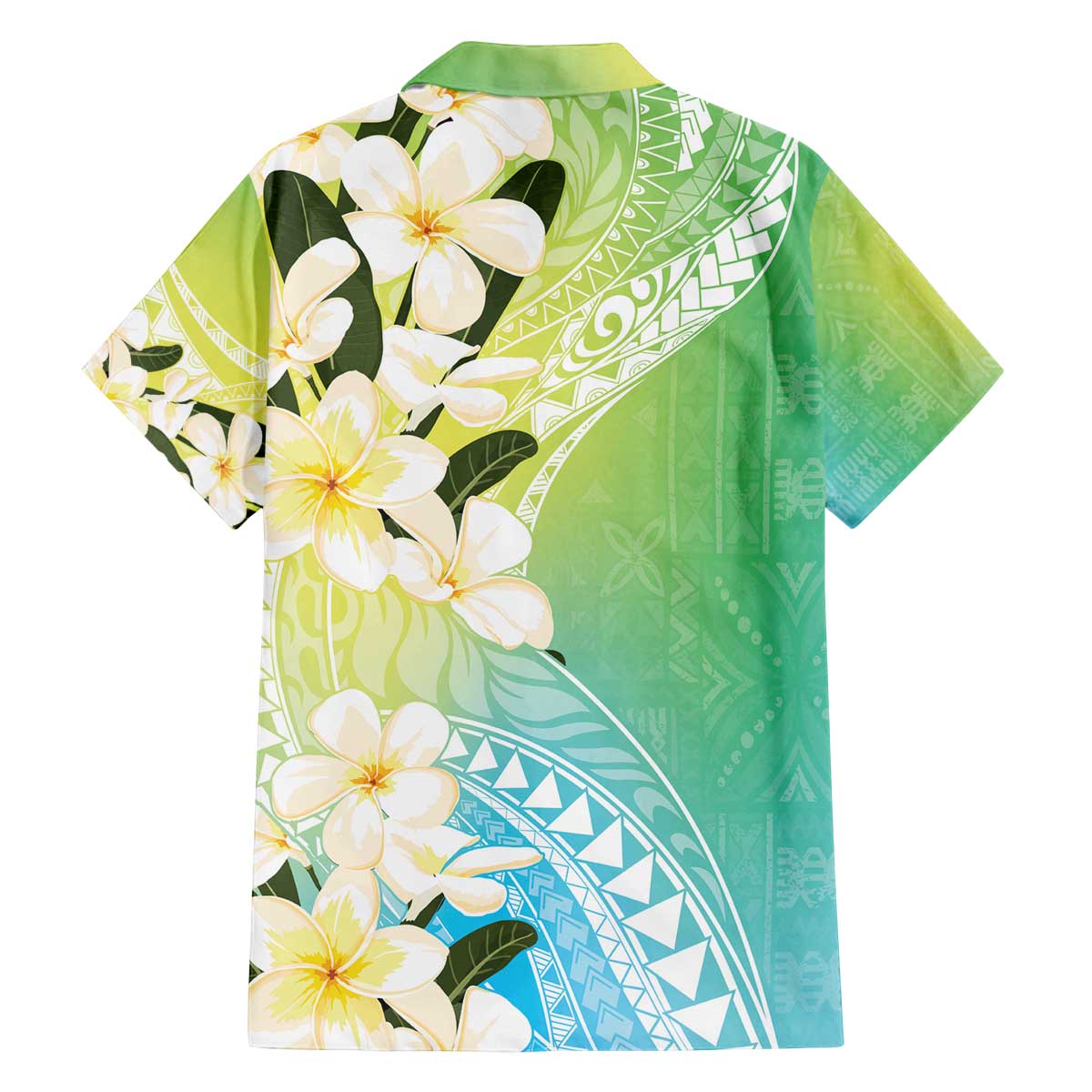 Aloha Hawaii Festive Family Matching Puletasi and Hawaiian Shirt Frangipani Lace Classic - Summer Vibes LT7 - Polynesian Pride