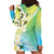 Aloha Hawaii Festive Hoodie Dress Frangipani Lace Classic - Summer Vibes