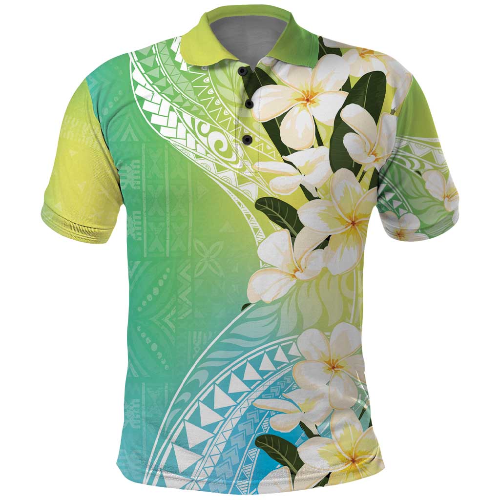 Aloha Hawaii Festive Polo Shirt Frangipani Lace Classic - Summer Vibes