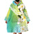 Aloha Hawaii Festive Wearable Blanket Hoodie Frangipani Lace Classic - Summer Vibes