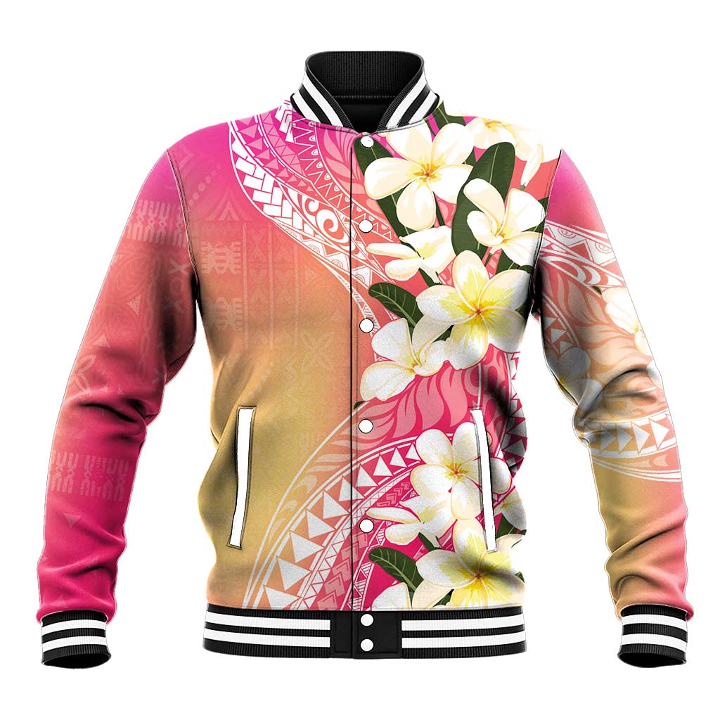 Aloha Hawaii Festive Baseball Jacket Frangipani Lace Classic - Spring Vibes