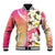Aloha Hawaii Festive Baseball Jacket Frangipani Lace Classic - Spring Vibes