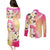 Aloha Hawaii Festive Couples Matching Puletasi and Long Sleeve Button Shirt Frangipani Lace Classic - Spring Vibes