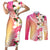 Aloha Hawaii Festive Couples Matching Short Sleeve Bodycon Dress and Long Sleeve Button Shirt Frangipani Lace Classic - Spring Vibes