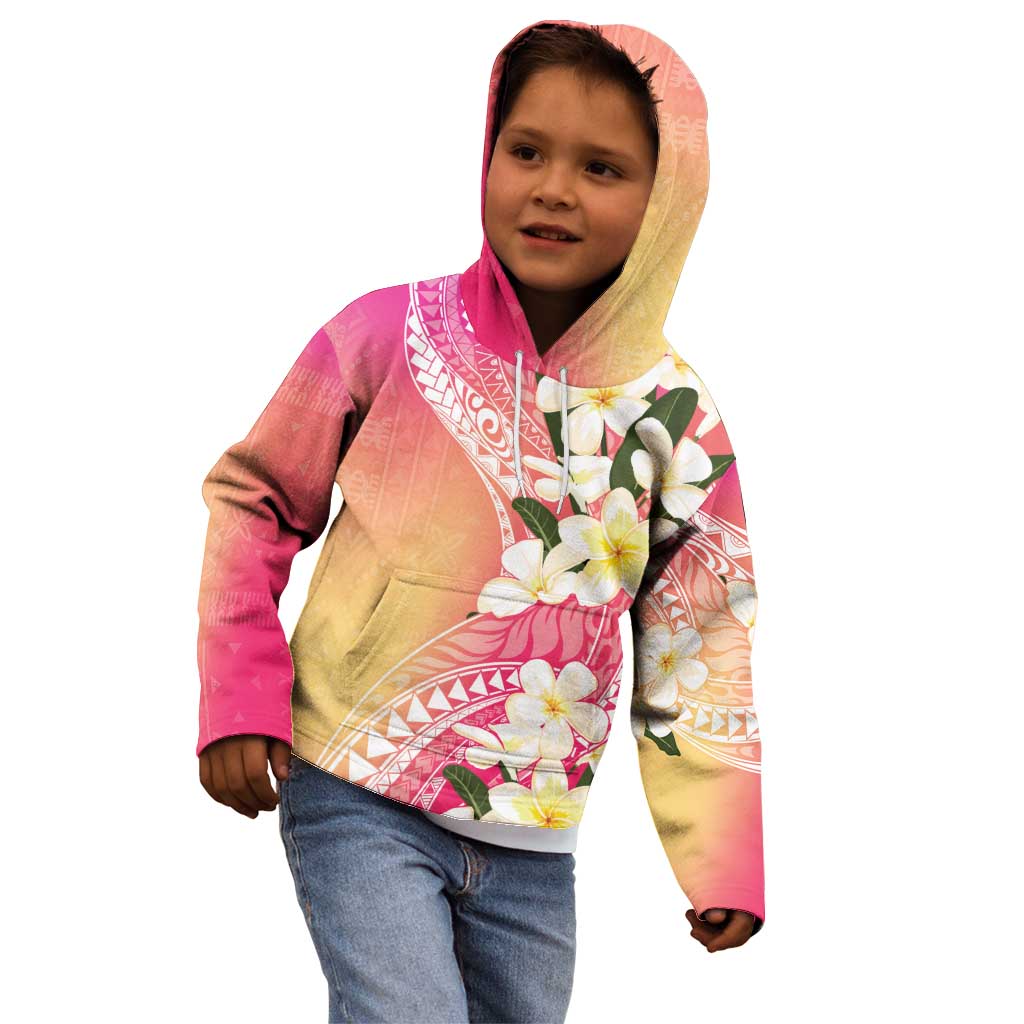 Aloha Hawaii Festive Kid Hoodie Frangipani Lace Classic - Spring Vibes