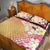 Aloha Hawaii Festive Quilt Bed Set Frangipani Lace Classic - Spring Vibes