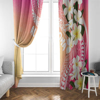 Aloha Hawaii Festive Window Curtain Frangipani Lace Classic - Spring Vibes