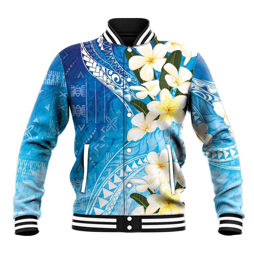 Aloha Hawaii Festive Baseball Jacket Frangipani Lace Classic - Oceanic