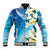 Aloha Hawaii Festive Baseball Jacket Frangipani Lace Classic - Oceanic